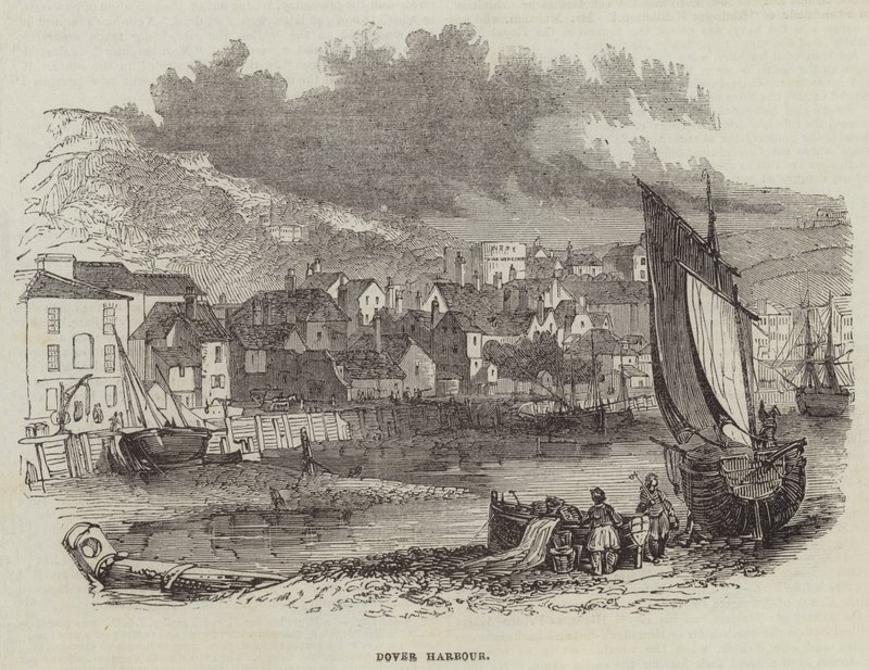 Port de Douvres (gravure) - English School