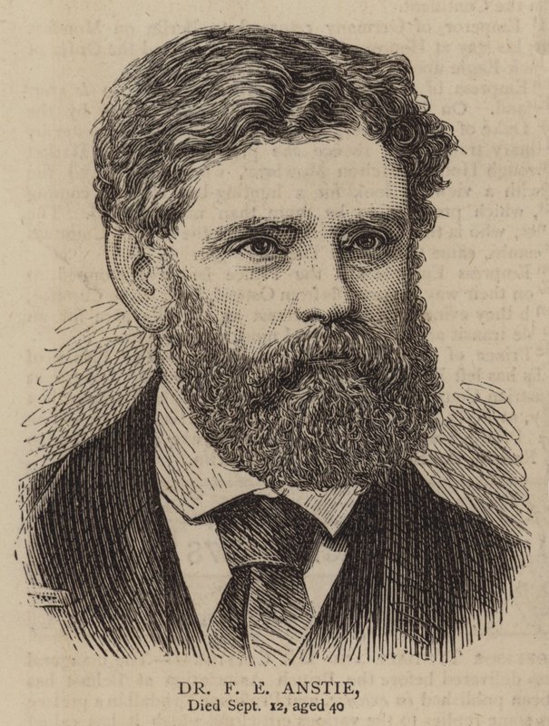 Dr F E Anstie (gravure) - English School
