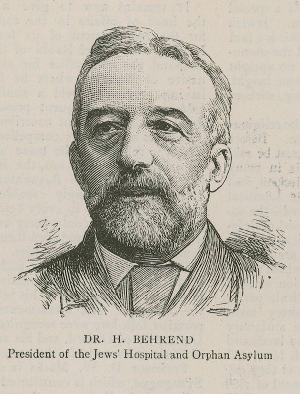 Dr H Behrend, président de l