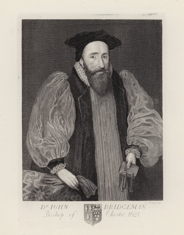 Dr John Bridgeman, Évêque de Chester - English School