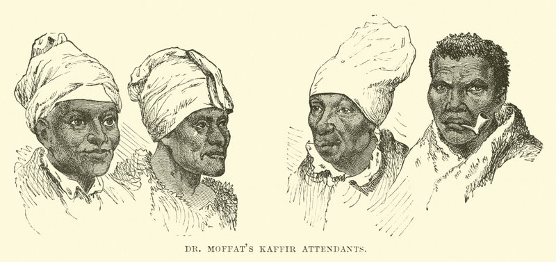 Les assistants kaffir du Dr Moffat - English School