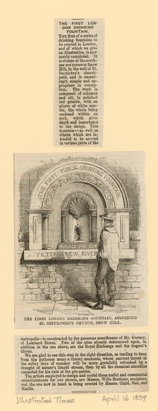 Fontaine à boire, adjacente à l