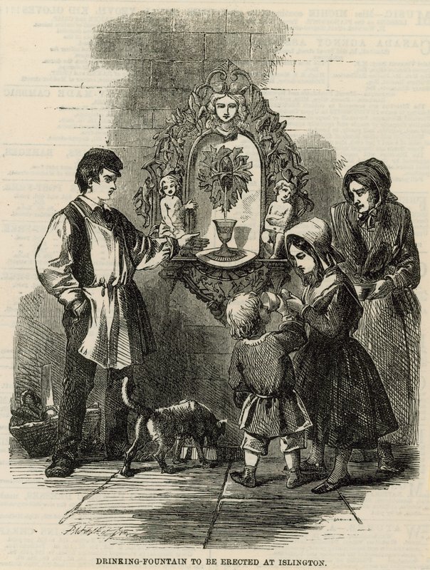 Fontaine à boire à ériger à Islington - English School