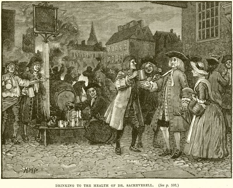 Porter un toast à la santé du Dr. Sacheverell - English School