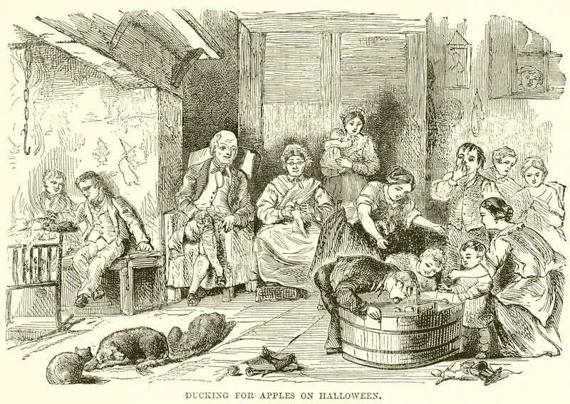 Pêche aux pommes à Halloween - English School