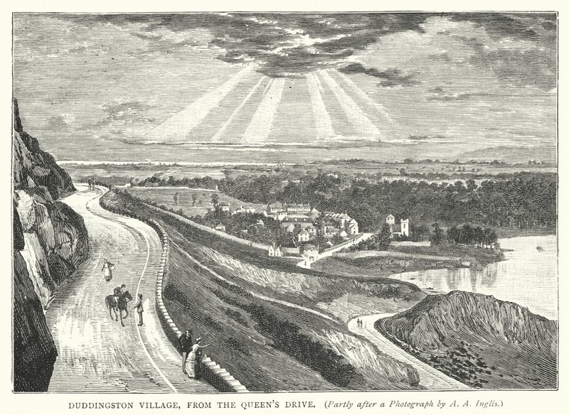 Village de Duddingston, depuis la Queen