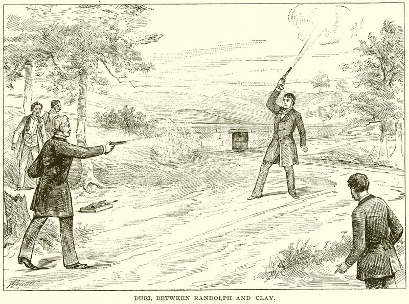 Duel entre Randolph et Clay - English School