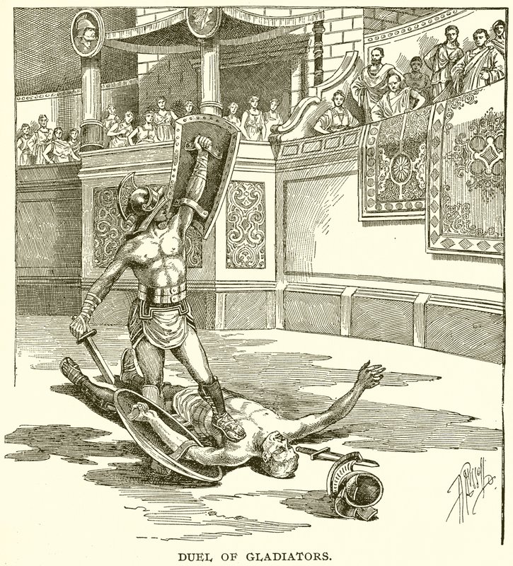 Duel de gladiateurs - English School