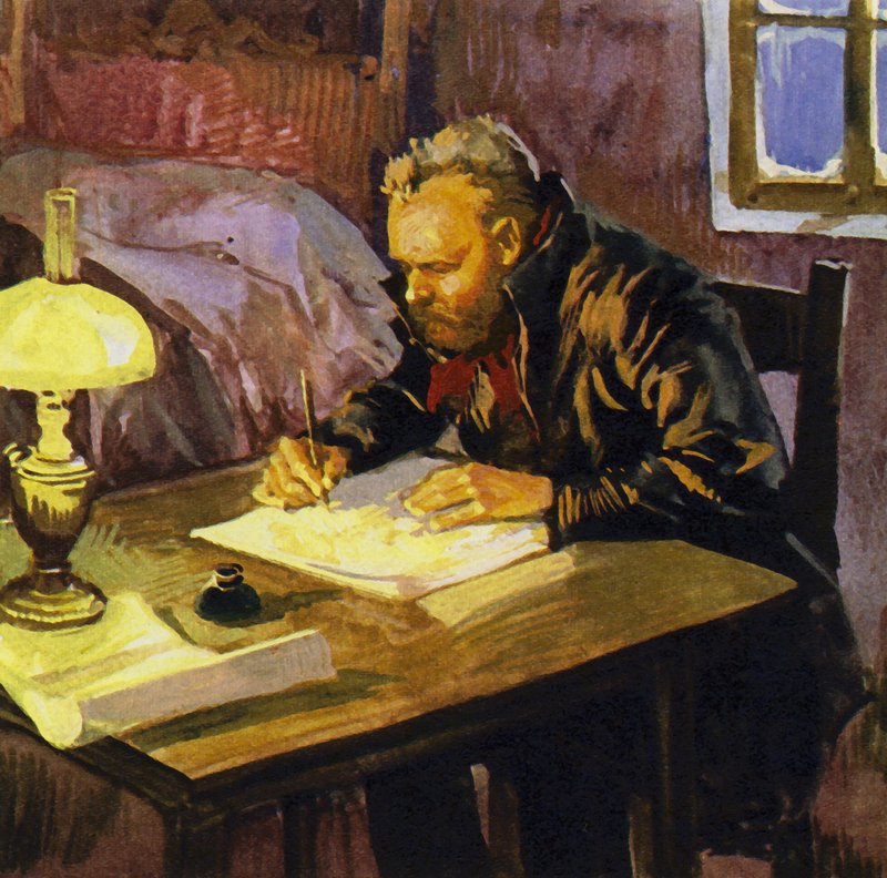 Dvorak écrivait pendant de longues heures dans ses misérables logements - English School
