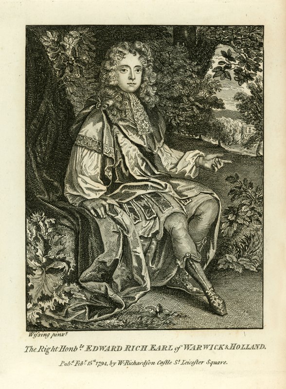 Edward Rich, comte de Warwick et Holland - English School