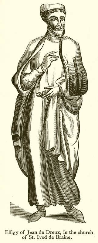 Effigie de Jean de Dreux, dans l