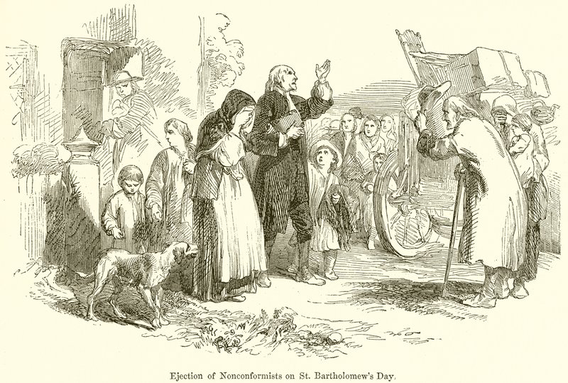 Expulsion des non-conformistes le jour de la Saint-Barthélemy - English School