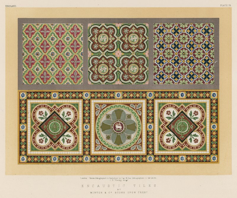Carreaux encaustiques - English School