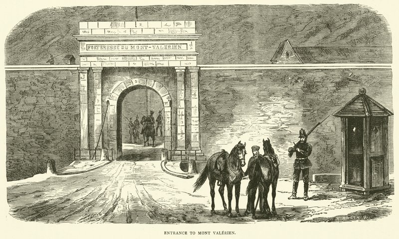 Entrée de Mont Valérien, janvier 1871 - English School