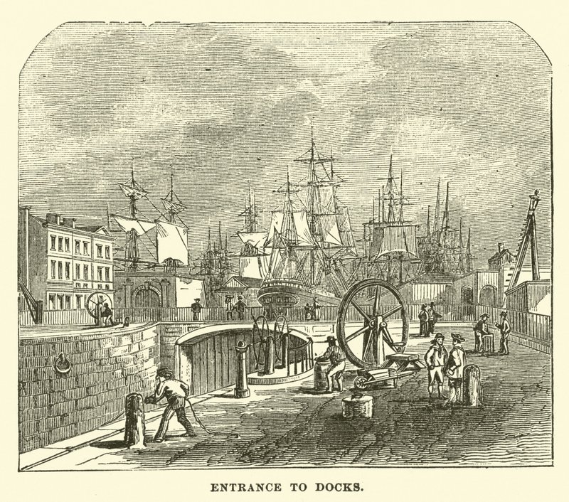 Entrée des docks - English School