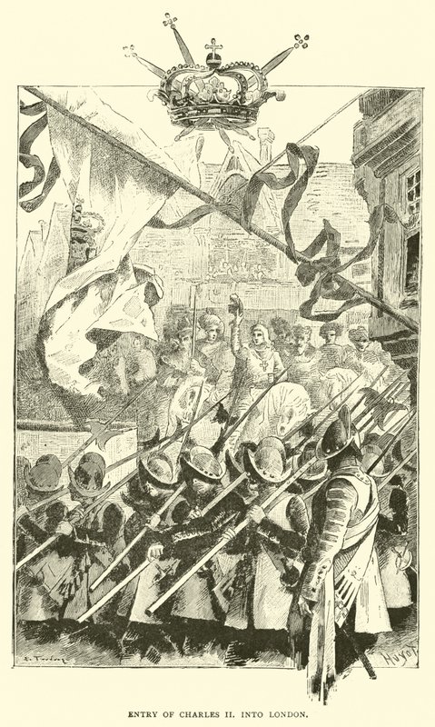 Entrée de Charles II à Londres - English School