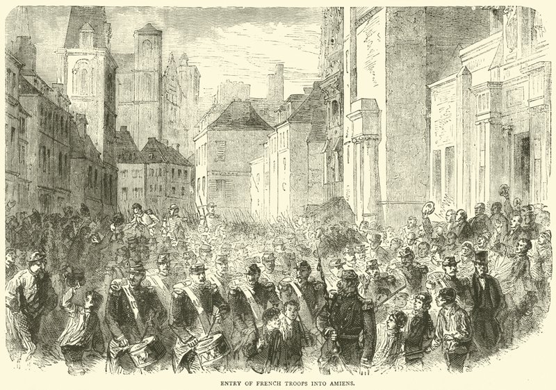 Entrée des troupes françaises à Amiens, mai 1871 - English School