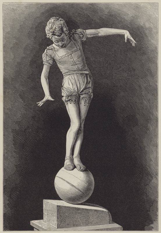 Équilibre, de la statue de Signor Ettore Ximenes - English School