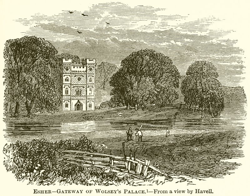 Esher--Porte du palais de Wolsey - English School