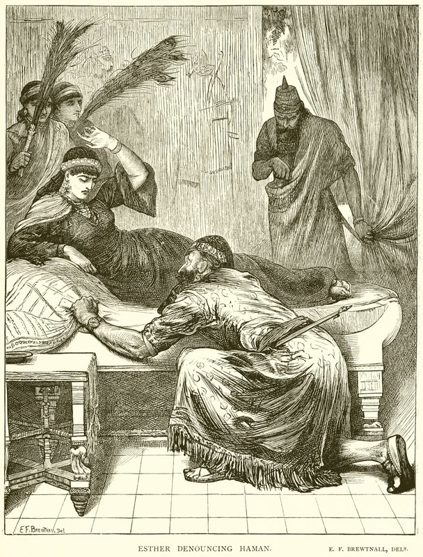 Esther dénonçant Haman - English School
