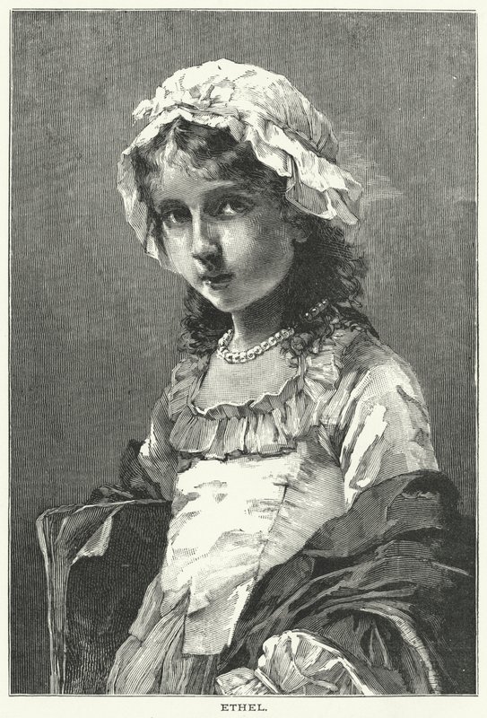 Ethel (gravure) - English School
