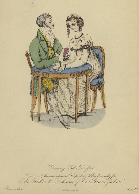 Tenue de soirée pour dames et messieurs - English School