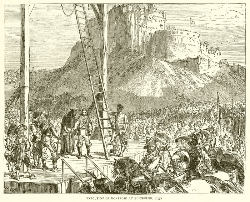 Exécution de Montrose à Édimbourg, 1650 - English School