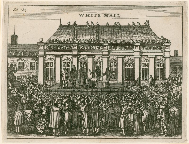 Exécution du roi Charles Ier à Whitehall - English School