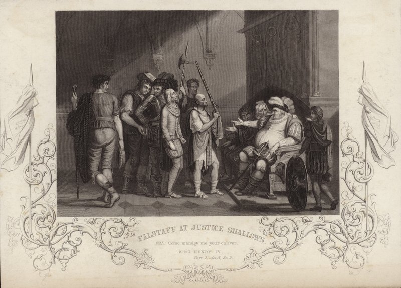 Falstaff chez Justice Shallow - English School