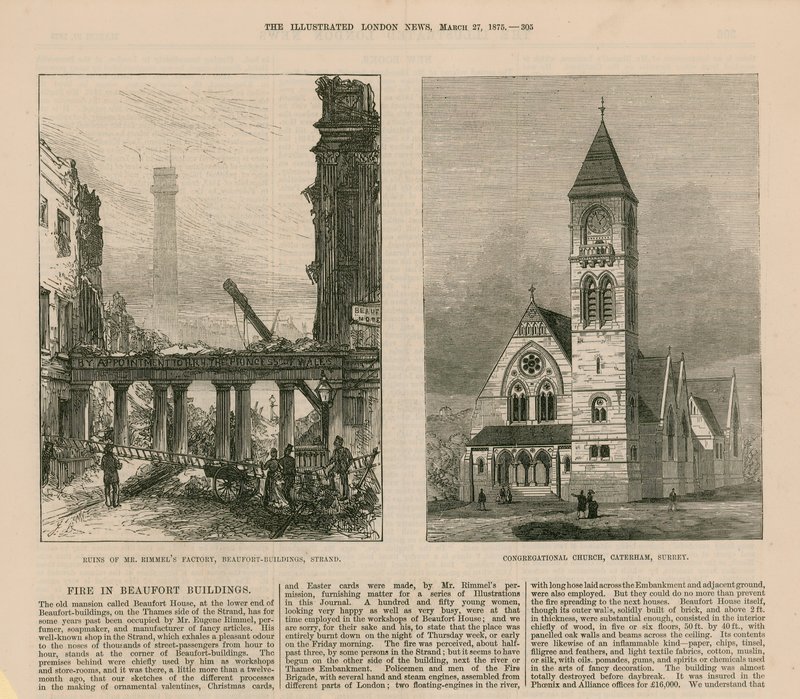 Incendie dans les bâtiments de Beaufort - English School