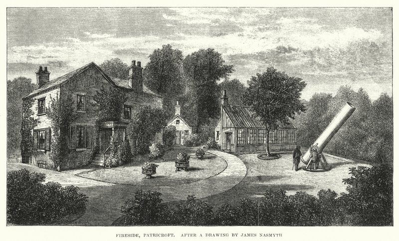 Au coin du feu, Patricroft (gravure) - English School
