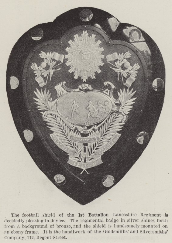 Premier Bataillon du Régiment du Lancashire (gravure) - English School