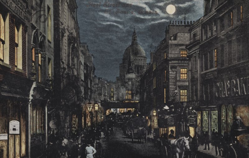 Fleet Street et St Pauls, Londres - English School