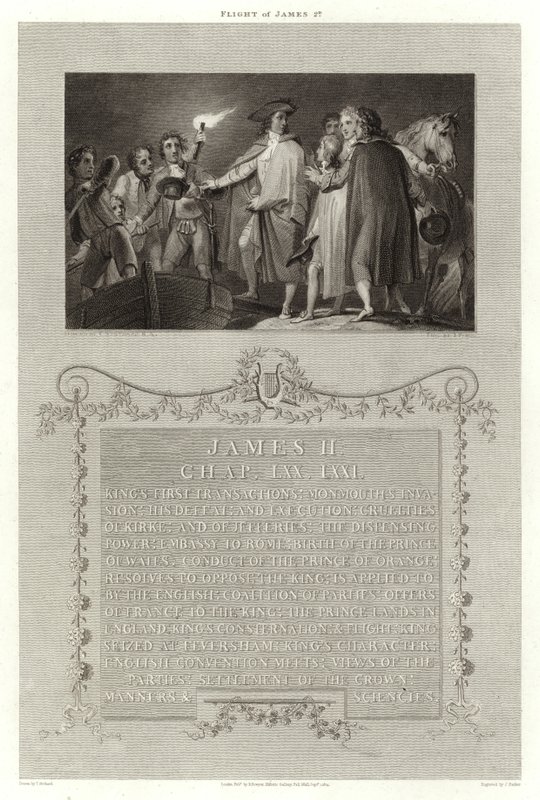 Fuite de Jacques II - English School