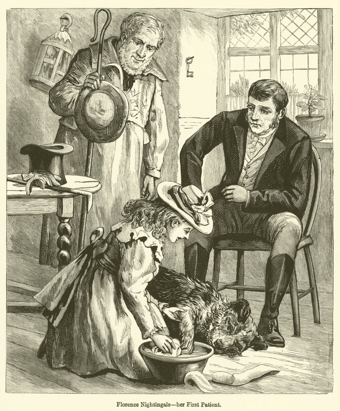 Florence Nightingale, son Premier Patient - English School