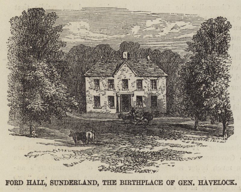 Ford Hall, Sunderland, lieu de naissance du général Havelock - English School