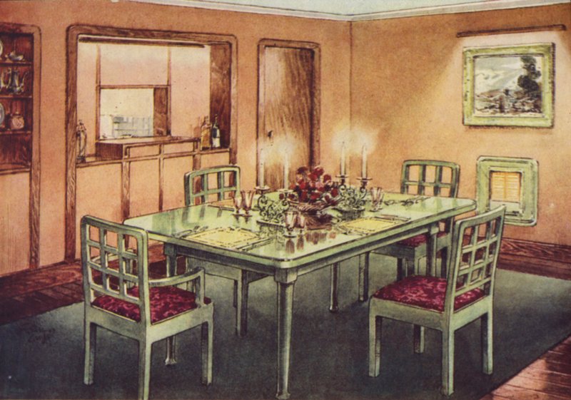 Salle à manger formelle - English School