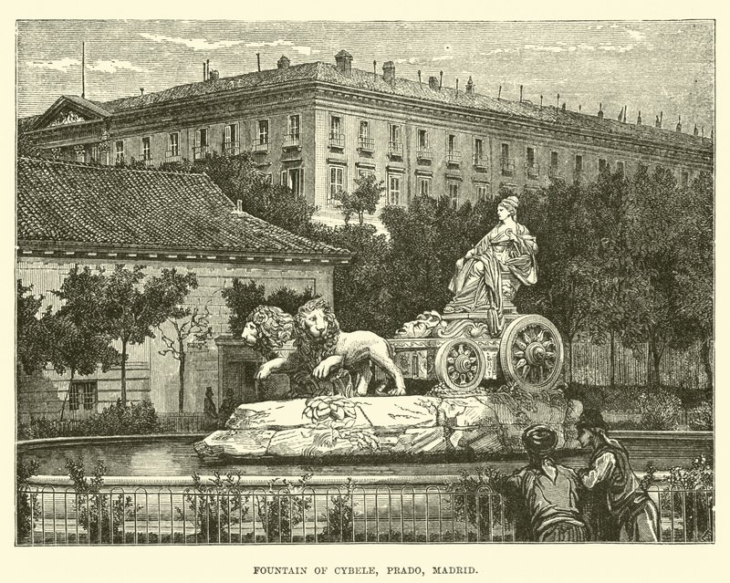 Fontaine de Cybèle, Prado, Madrid - English School