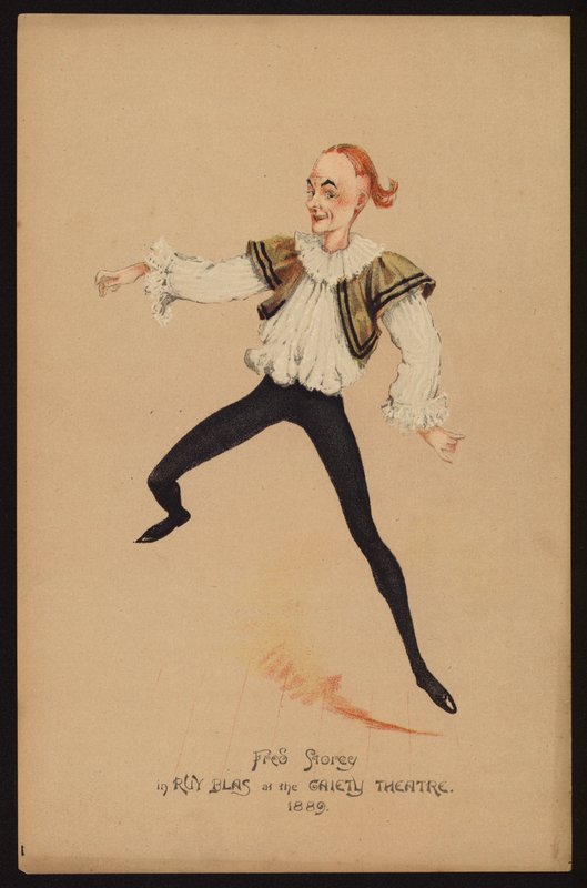 Fred Storey, acteur et danseur anglais - English School