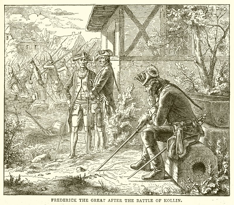 Frédéric le Grand après la bataille de Kollin - English School