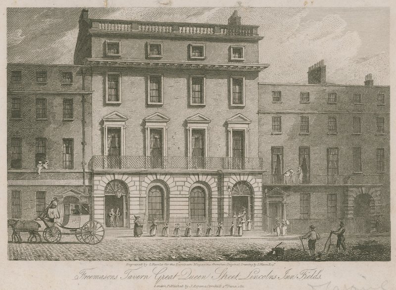 Freemasons Tavern, Great Duncan Street, Lincolns Inn Fields, Londres - English School