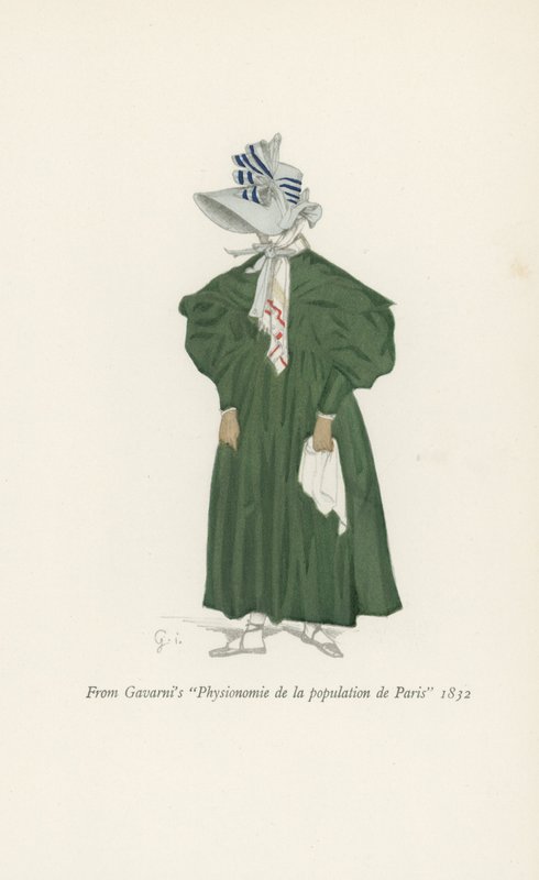 De Gavarnis Psysionomie de la Population de Paris 1832 - English School