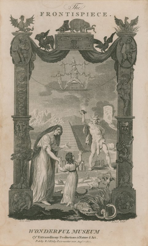 Frontispice du Nouveau Musée Merveilleux et Magazine Extraordinaire - English School