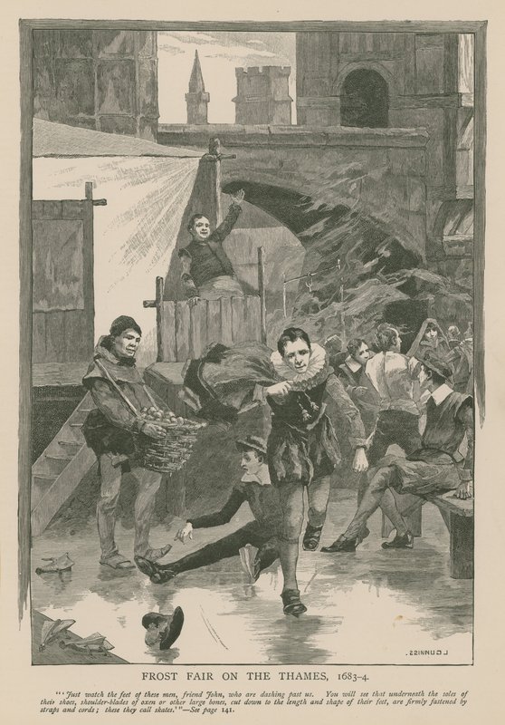 Foire sur la glace sur la Tamise, 1683-84 - English School