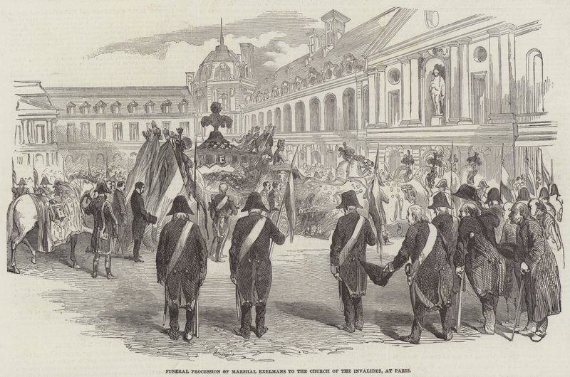 Procession funéraire du maréchal Exelmans à l