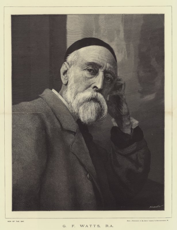 G F Watts, RA (gravure) - English School
