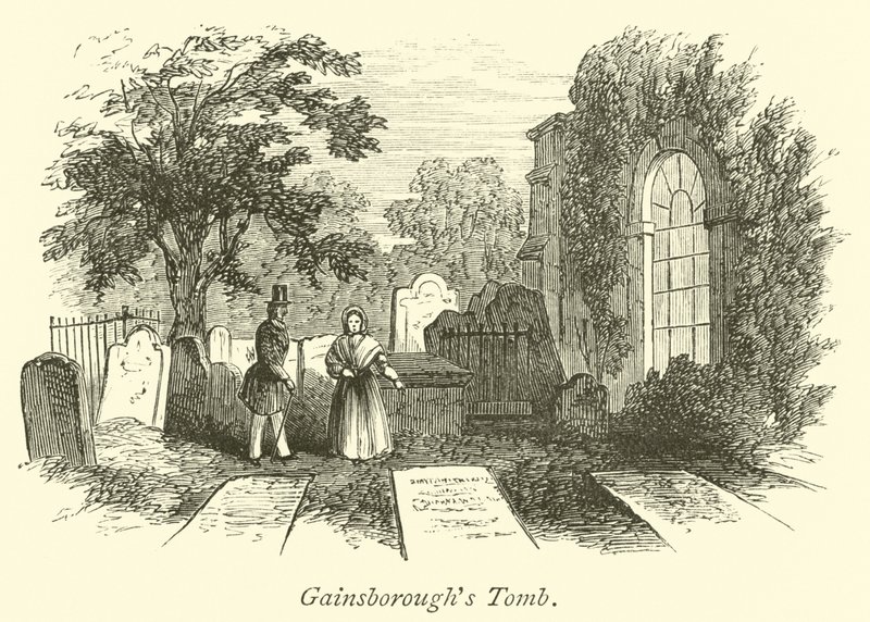 Tombe de Gainsborough - English School
