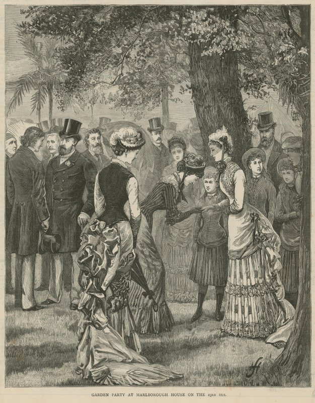 Garden-party à Marlborough House le 23 juillet 1883 - English School