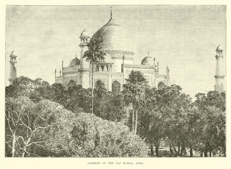 Jardins du Taj Mahal, Agra - English School