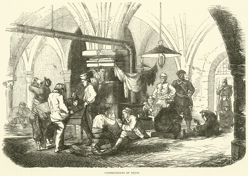 Garibaldiens à Dijon, octobre 1870 - English School